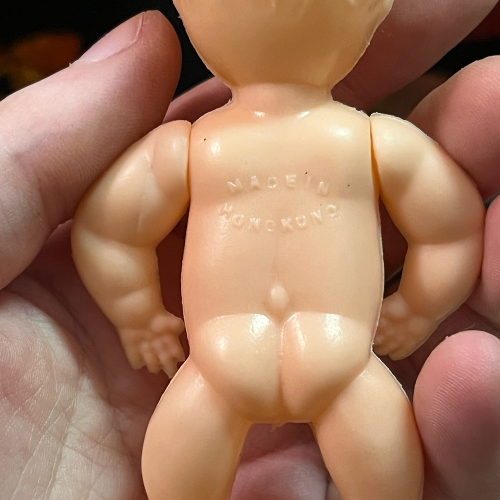 VTG Vintage Celluloid Plastic Made in Hong Kong Mini Baby Doll - Picture 7 of 7
